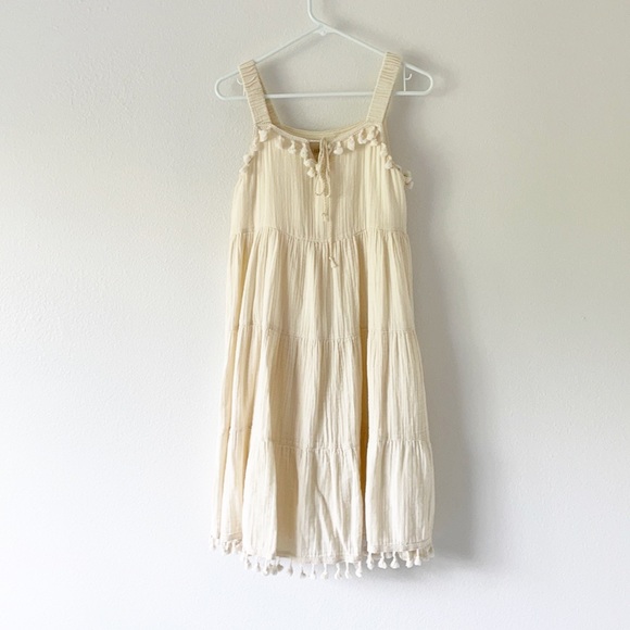 Moon River Tassel Trim Midi Dress size Med - Picture 12 of 13